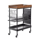3 Tier kitchen trolley steel