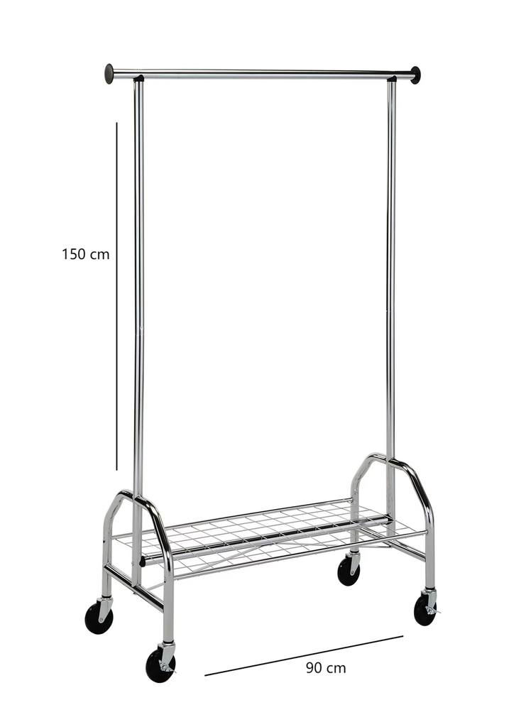 Stainless Steel Garment Rack 150*90cm
