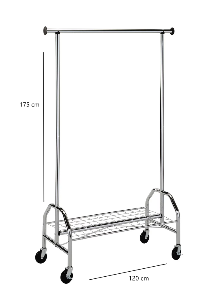 Stainless Steel Garment Rack 175*120cm large