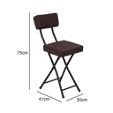 HM-SC25007 FOLDING CHAIR BROWN CHUSION