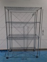 4 Tier Wire Shelving With Basket