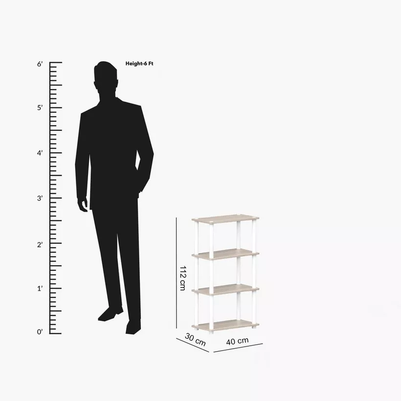 RECTANGLE SHELF, POUL-RECT-4T-SOL