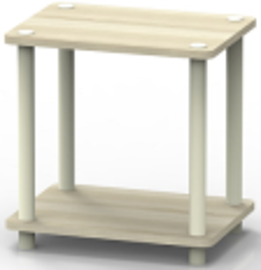 RECTANGLE SHELF, POUL RECT 2T SOL