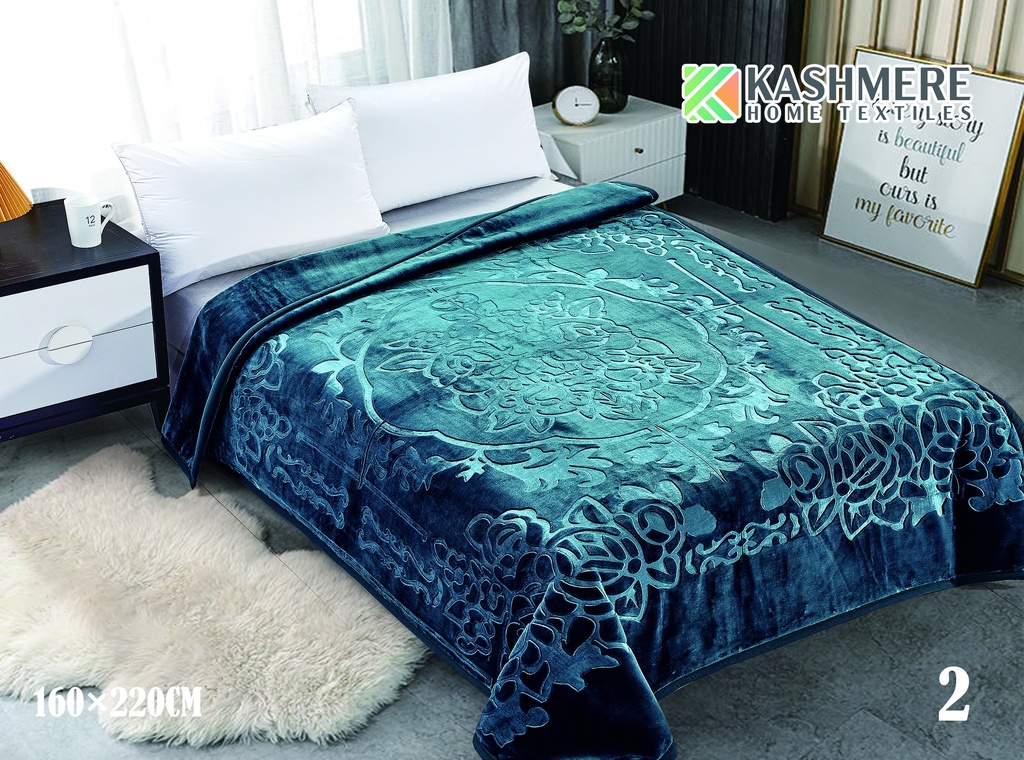 KASHMERE BLANKET 160*220 2PLY