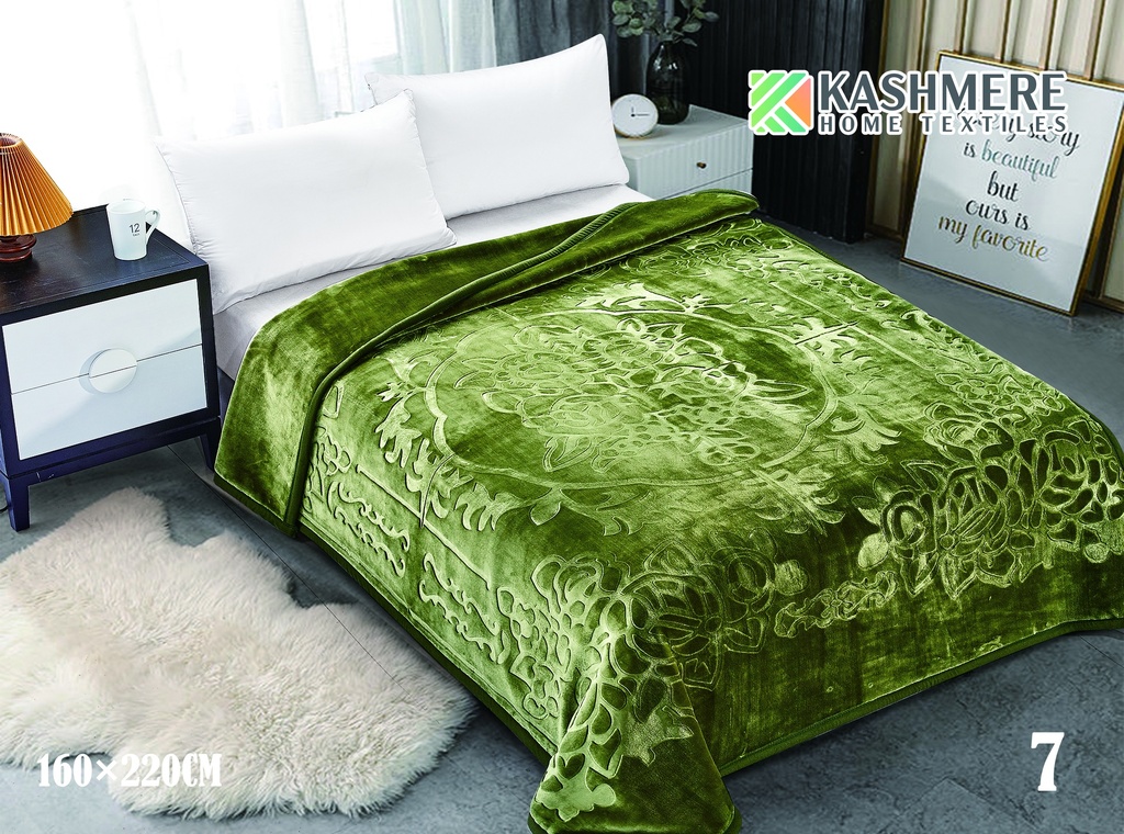KASHMERE BLANKET 160*220 2PLY