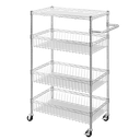 4 Tiers Basket Kitchen Rack