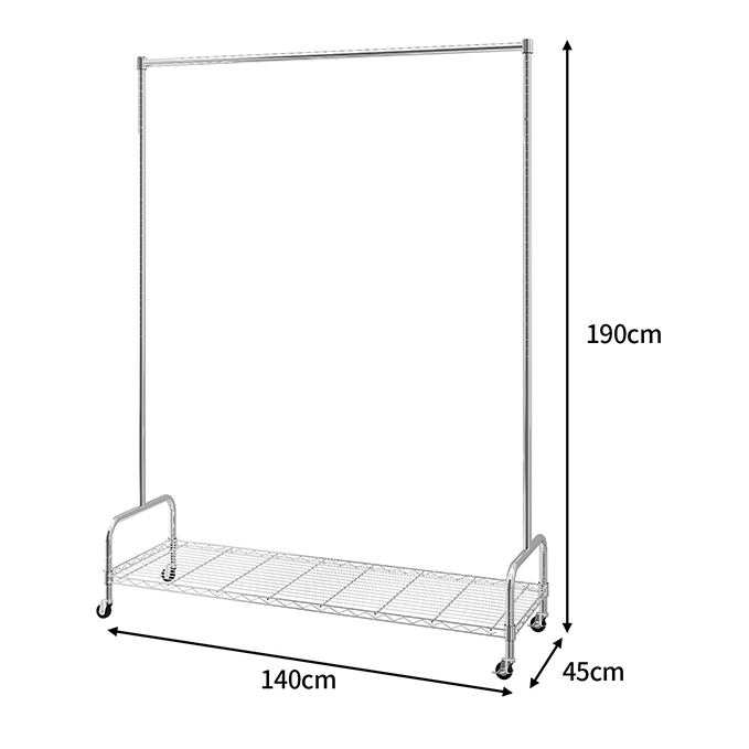Single-rod Clothes Rack