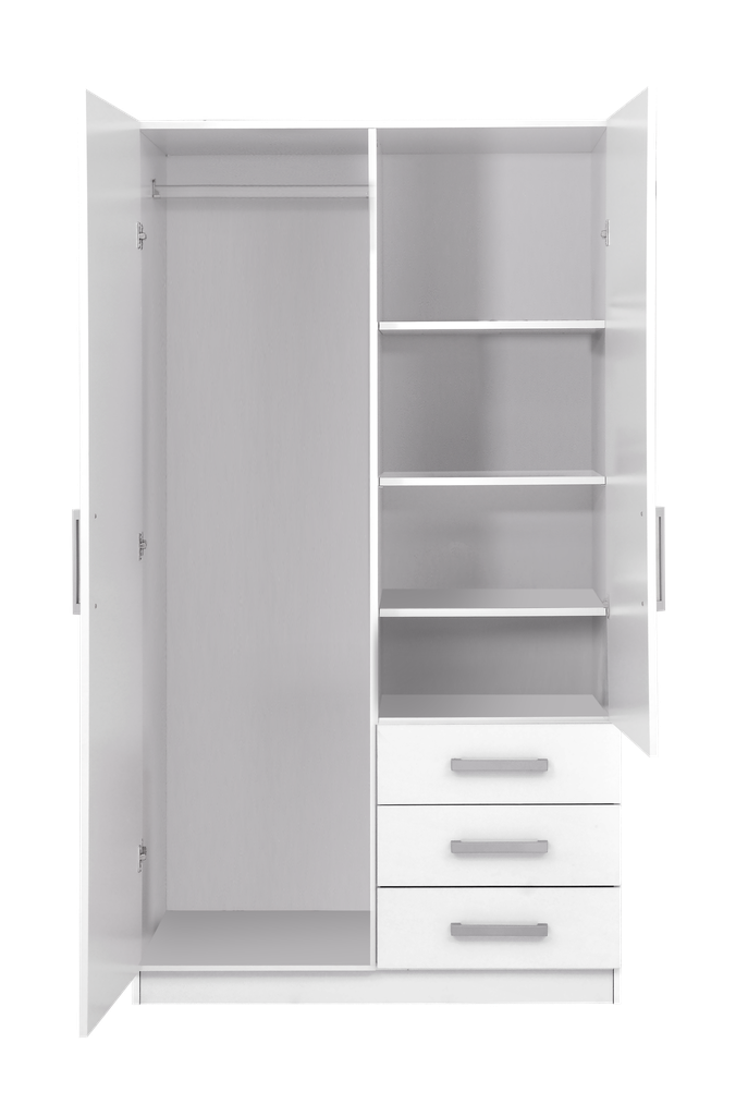 WARDROBE, WRD-LILY-2D-WHT