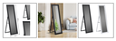 STANDING MIRROR SELMA LARGE-BLACK