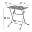 50*60 25 Q Marble  jupiter folding Table