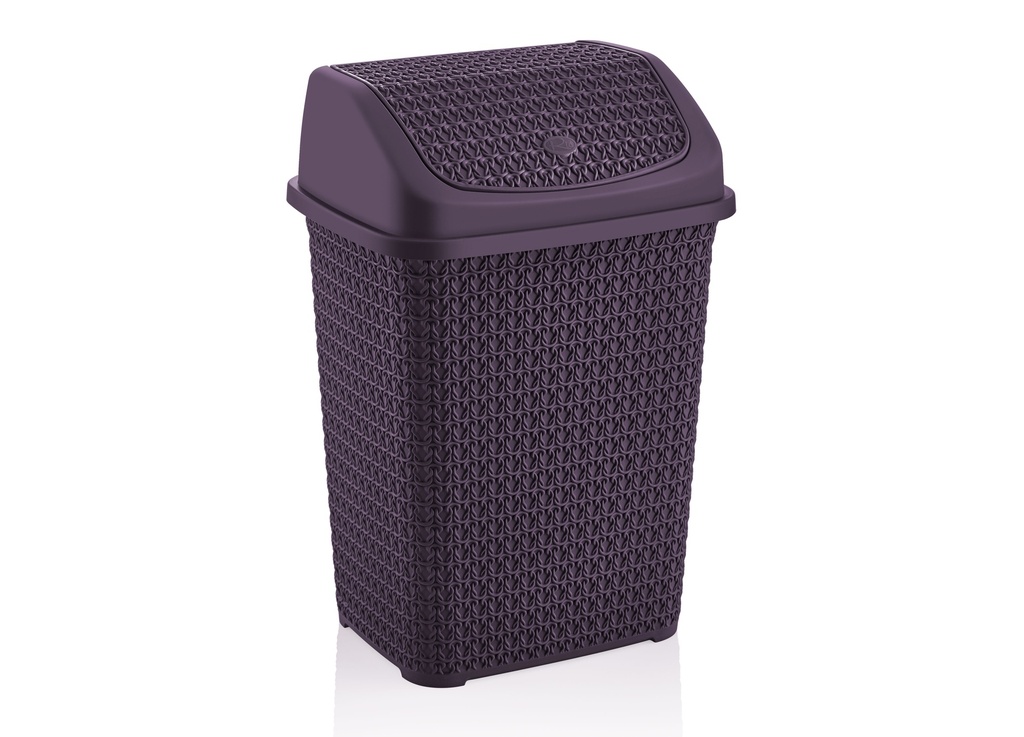 KNIT DESIGN FLIP BIN (16 LT) 8164
