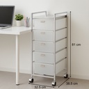FLF001-5Q-1 5 TIER STORAGE TROLLY
