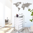 FLF001-5Q-1 5 TIER STORAGE TROLLY