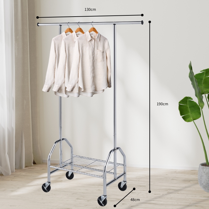 Single Garment Rack Extension Bar 130-160*48*190 CM