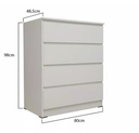  Lily Chest Of 4 Drawers    
