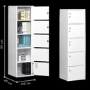  Storage Cabinet 5 Doors 