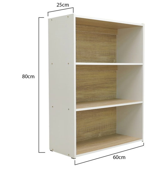 3-Tier Open Bookcase