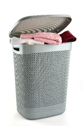 Laundry Hamper Basket with Cutout Handles