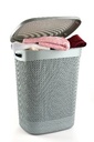 Laundry Hamper Basket with Cutout Handles