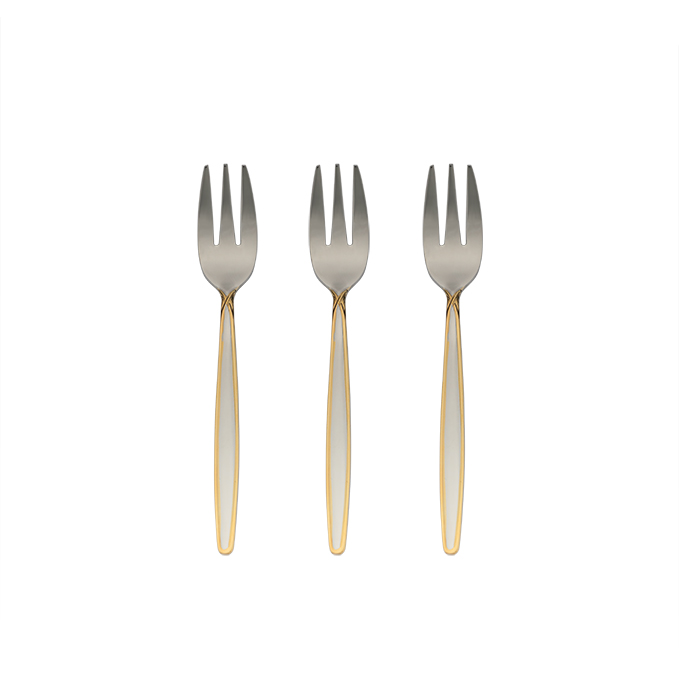 3PCS CAKE FORK A042G-CKFK