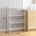 4 Tiers Basket Kitchen Rack 