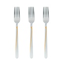  Veda Table Fork With Gold Touch - Set of 3 