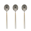 Veda Soup Spoon with Gold Touch - Set of 3