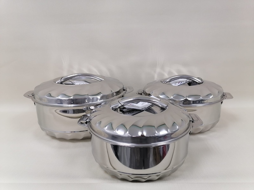 3 Piece S.S Food Warmer Set