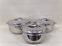 3 Piece S.S Food Warmer Set