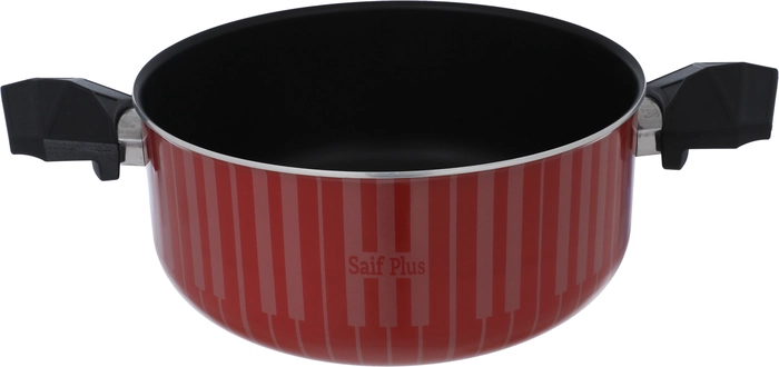 Teflon Pot with Stainless Steel Lid, 22 cm