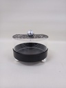 Small Metal Plate with Plastic Lid