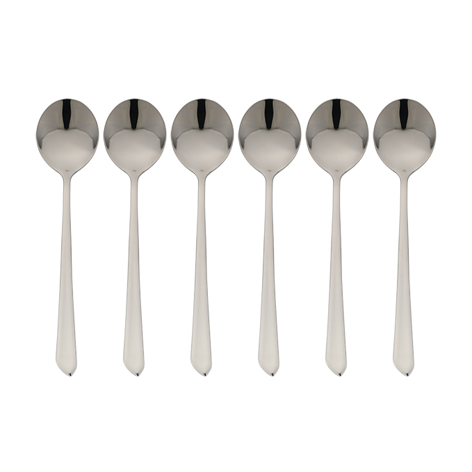 6PCS SOUP SPOON A041M-SPSP