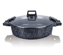 Shallow Granite Non-Stick Cooking Pot