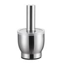 Multi-Use Stainless Steel Mortar with Lid