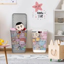 Flexible Laundry Basket with Lid