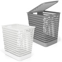 Flexible Laundry Basket with Lid