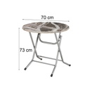 70 CM Marble Round Table