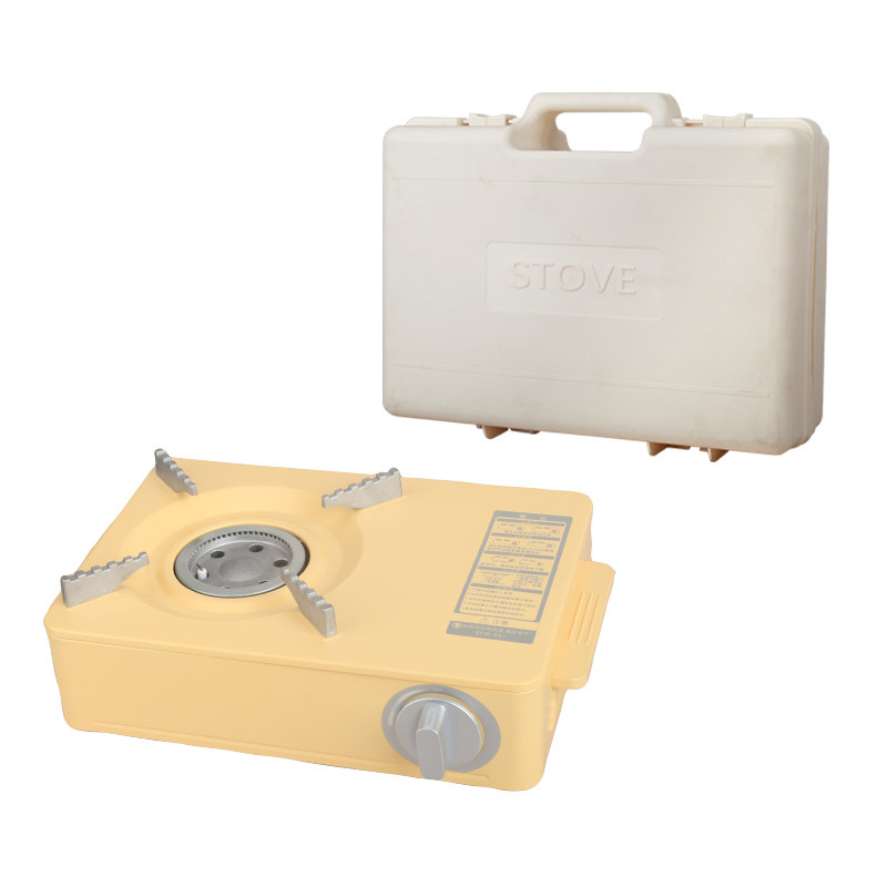 Mini Yellow Gas Stove Single Burner