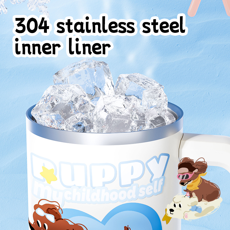 Dile PUPPY Dachshund Insulated Water Bottle