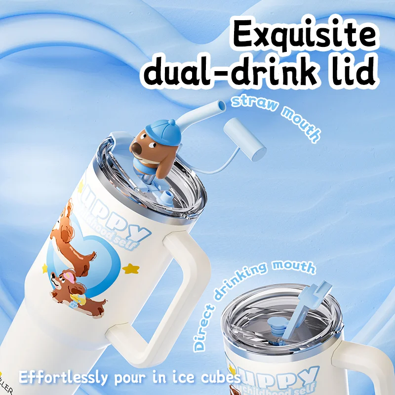 Dile PUPPY Dachshund Insulated Water Bottle