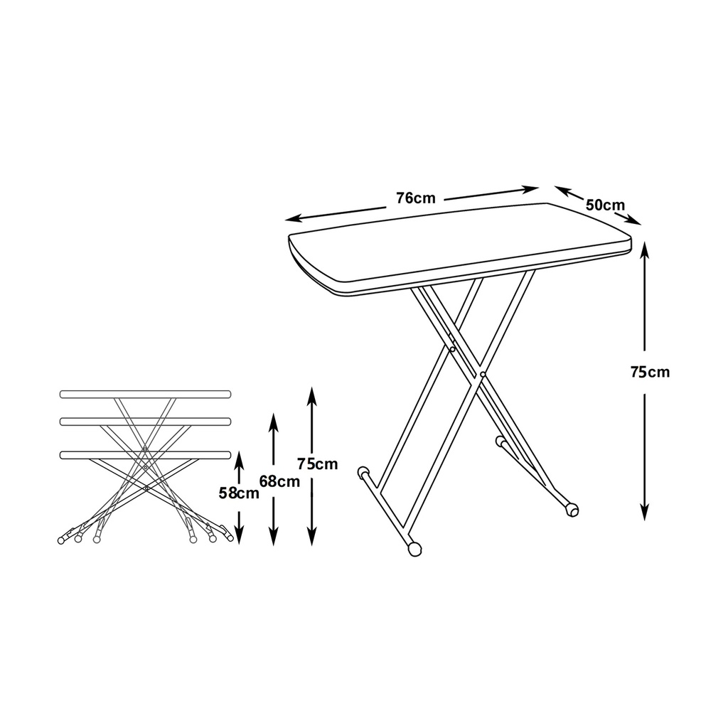 PERSONAL ADJUSTABLE HEIGHT TABLE
