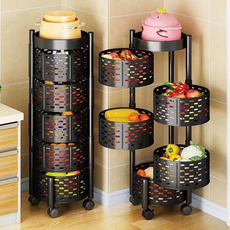 Round Movable Trolley – Multifunctional Cart
