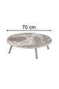 70 CM 70 Q MARBLE FLOOR TABLE