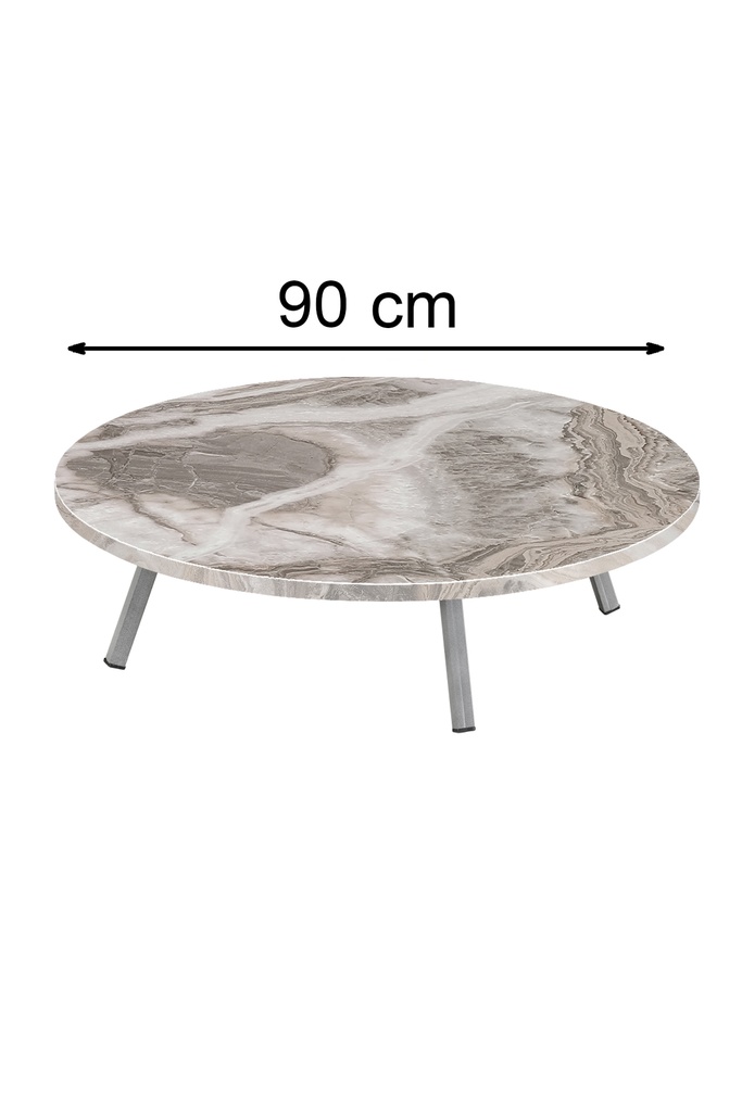 90 CM 90 Q MARBLE FLOOR TABLE