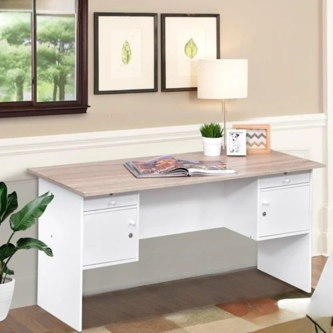 Desk Office with Storage Unit