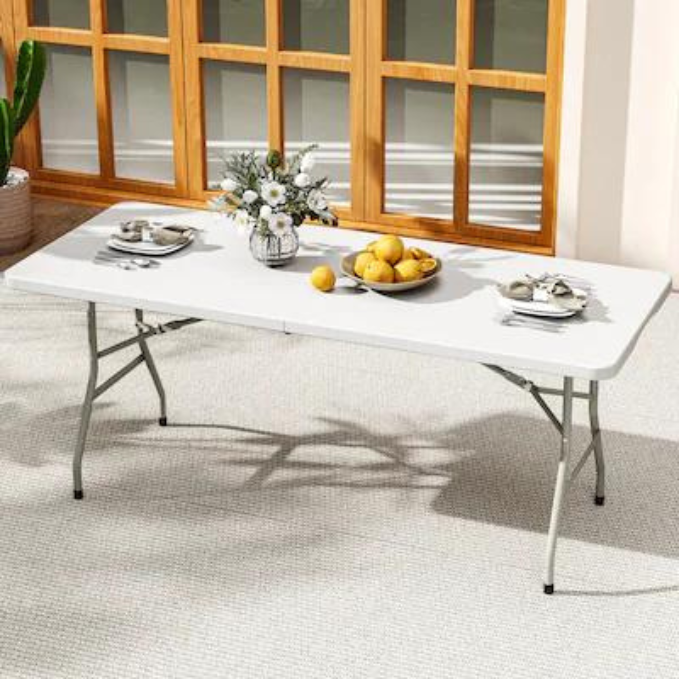 6 Foot Fold In Half Table 