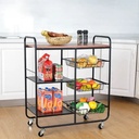 Multi Function Kitchen Trolley Steel