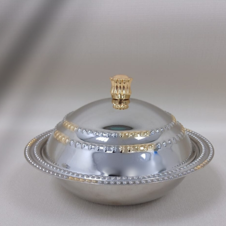 S.S Date Bowl with a Lid