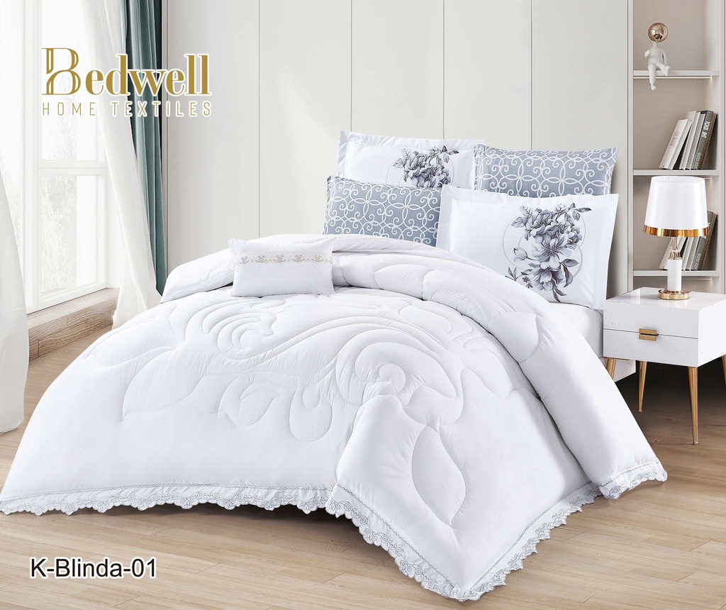 BedWell Single Comforter Set 5Pcs S-Blinda  