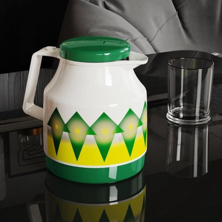 Traditional Enamel Tea Flask 1 L